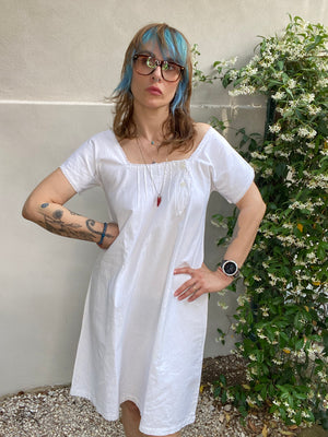 Vintage Cotton Canvas Nightie