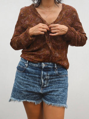 Isabel Marant Lesia Denim Shorts
