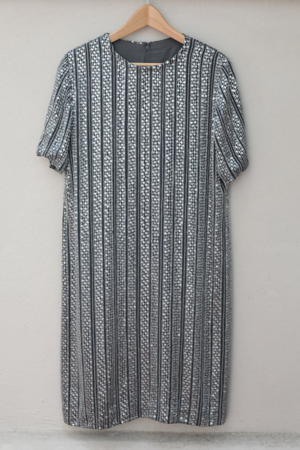 Vintage 60s Silk Sequin Dress