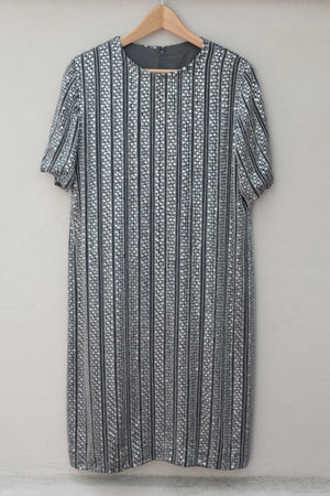 Vintage 60s Silk Sequin Dress