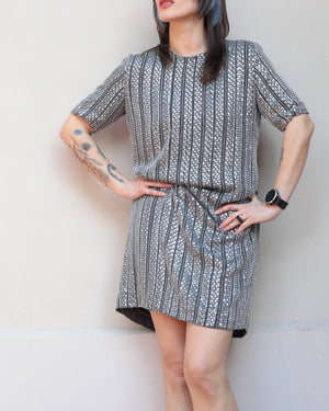 Vintage 60s Silk Sequin Dress