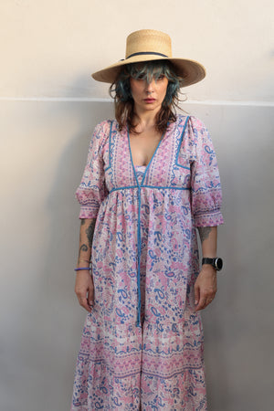 Antik Batik Helene Blockprint Dress