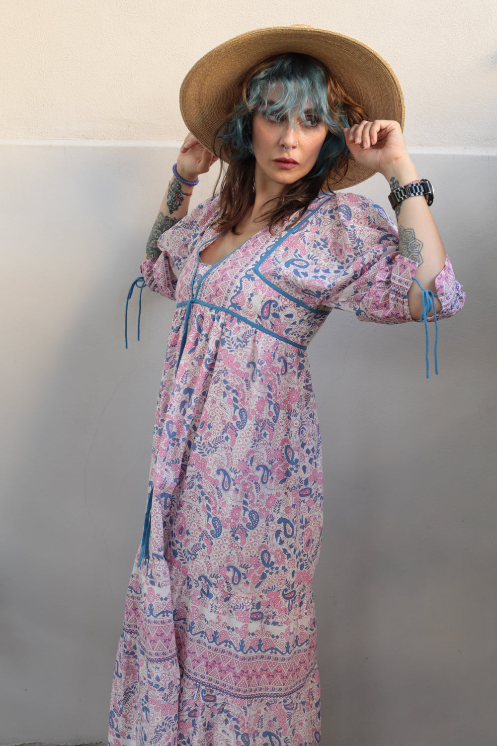 Antik Batik Helene Blockprint Dress