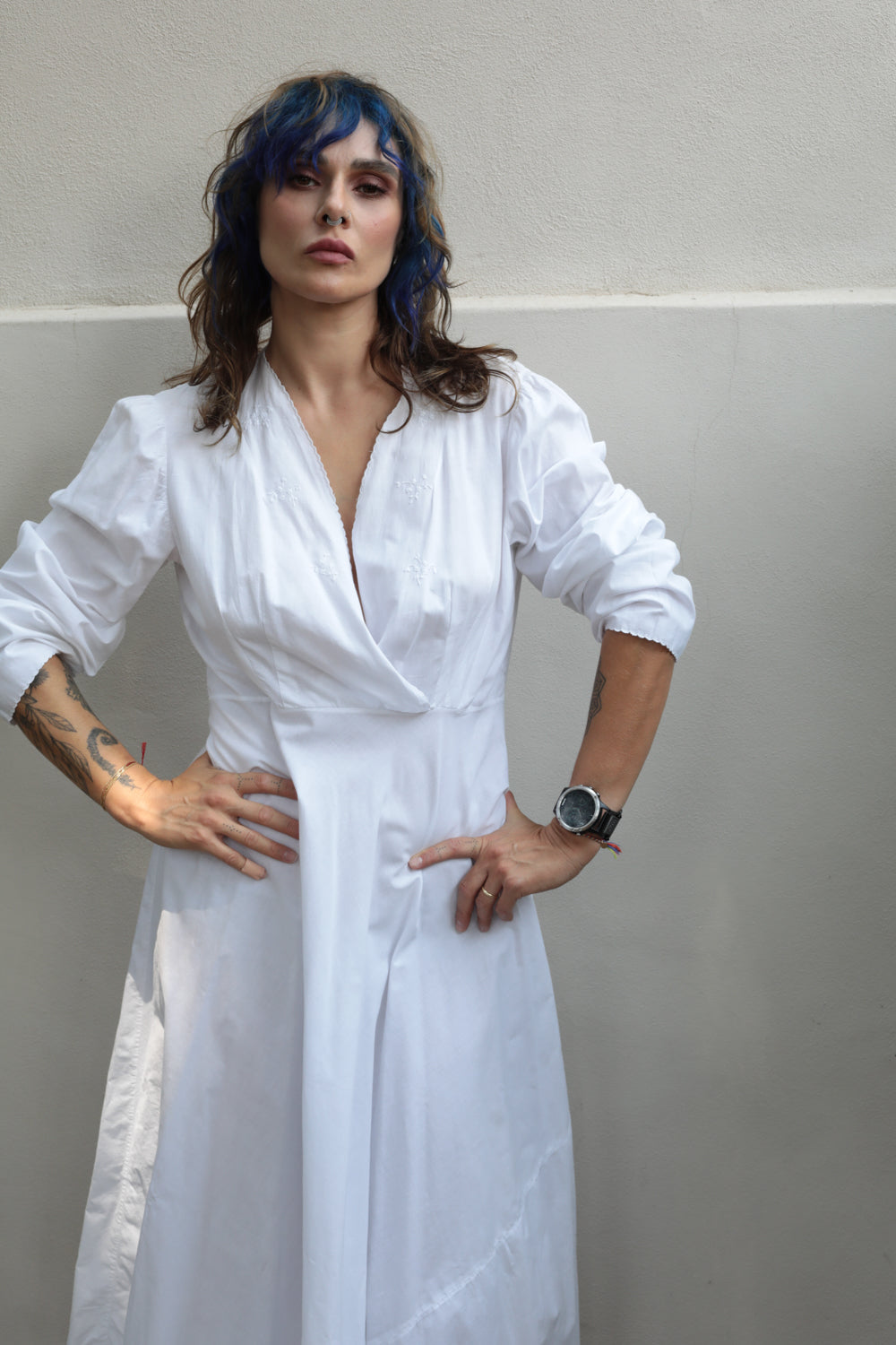 Vintage Cotton Maxi Dress