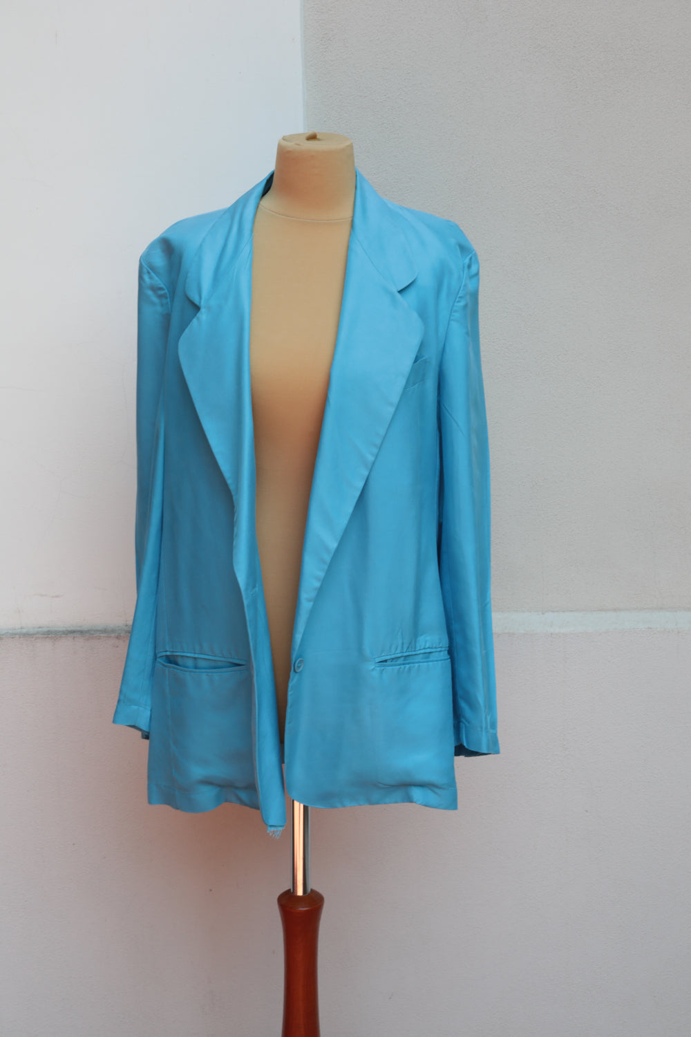 90s Vintage Silk Blazer