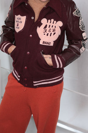 Authentic Vintage 80s Women Varsity Jacket