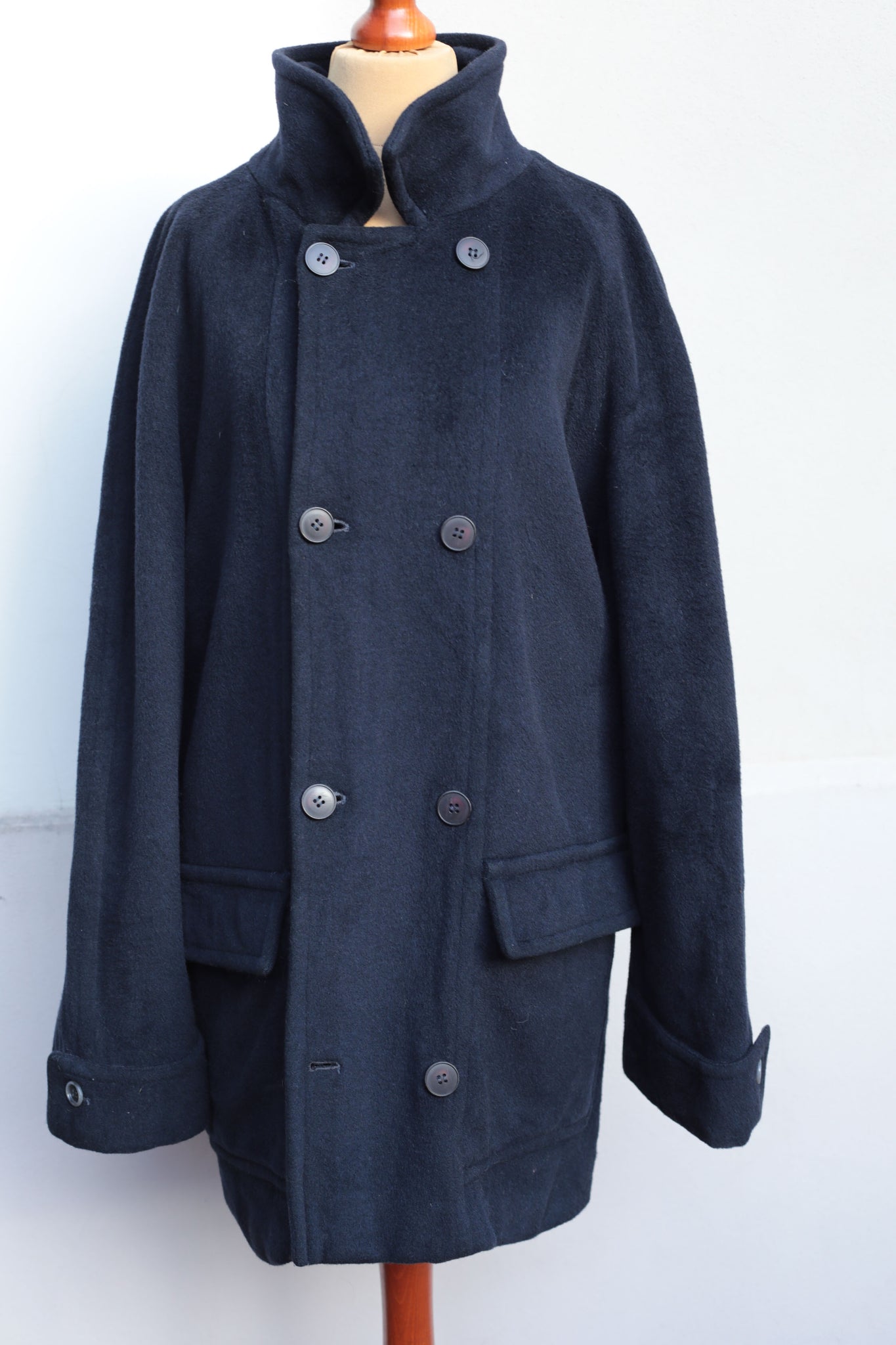Yves Saint Laurent Menswear Cashmere and Wool Peacoat