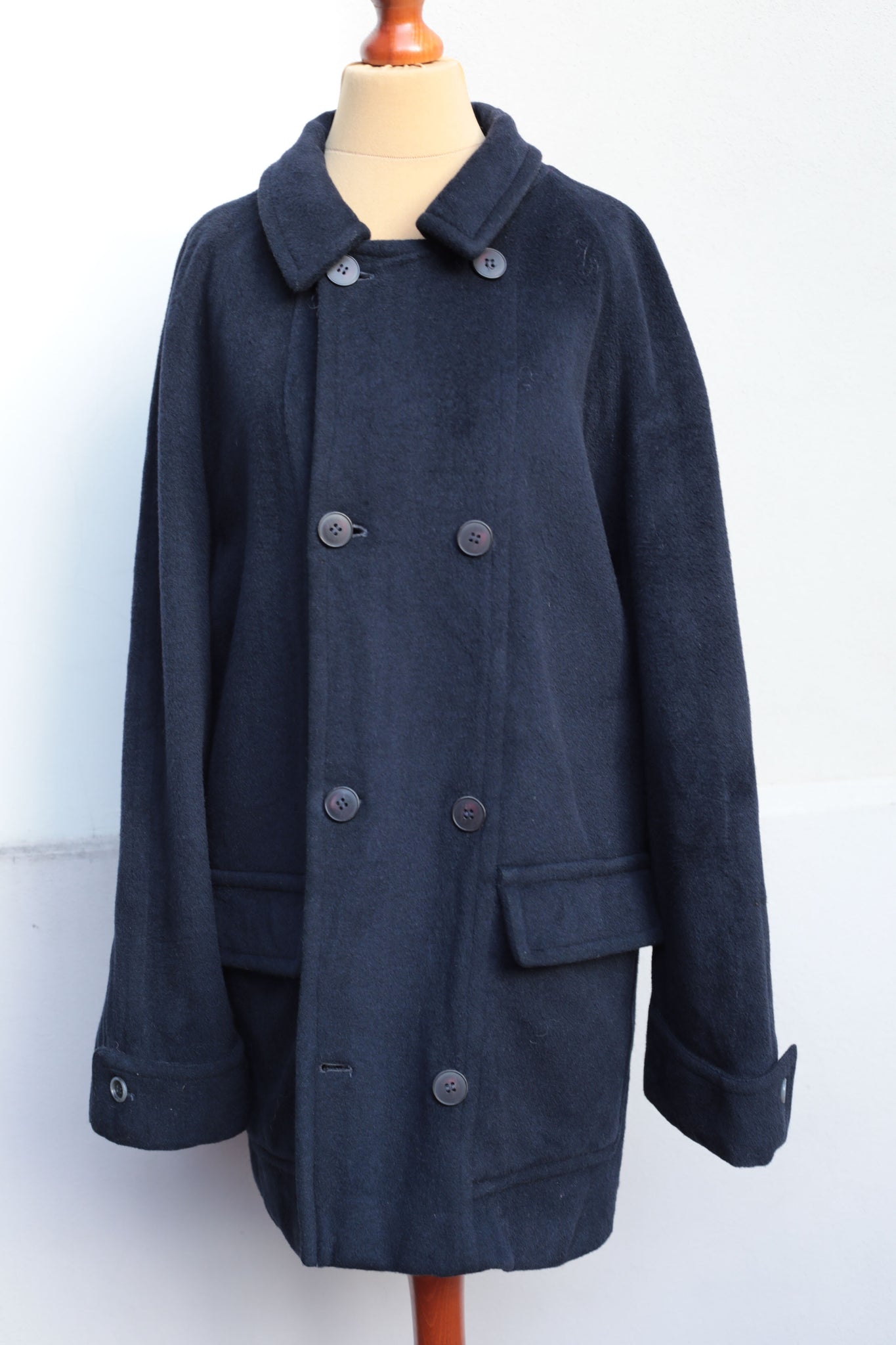Yves Saint Laurent Menswear Cashmere and Wool Peacoat