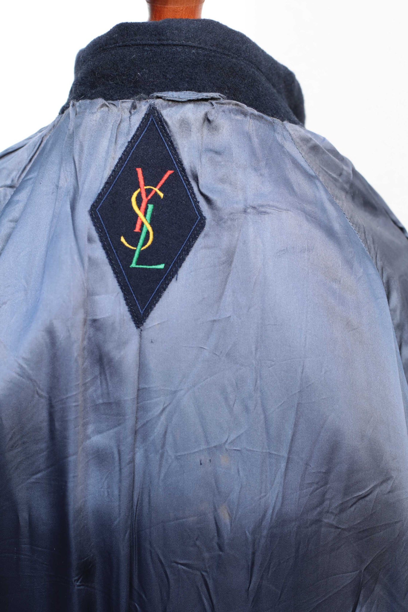 Yves Saint Laurent Menswear Cashmere and Wool Peacoat