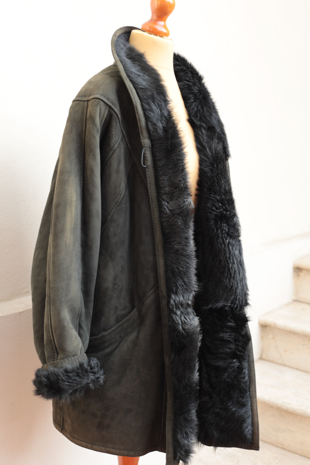 Vintage 90s High Quality Shearling