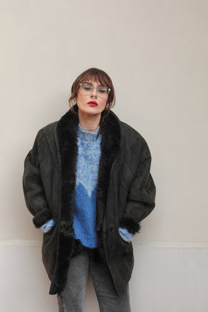 Vintage 90s High Quality Shearling