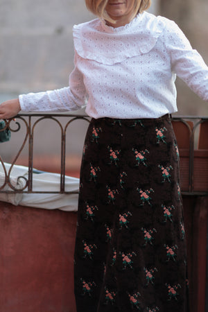 Sézane Cotton Lace Blouse