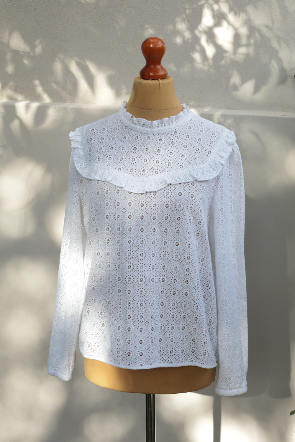 Sézane Cotton Lace Blouse