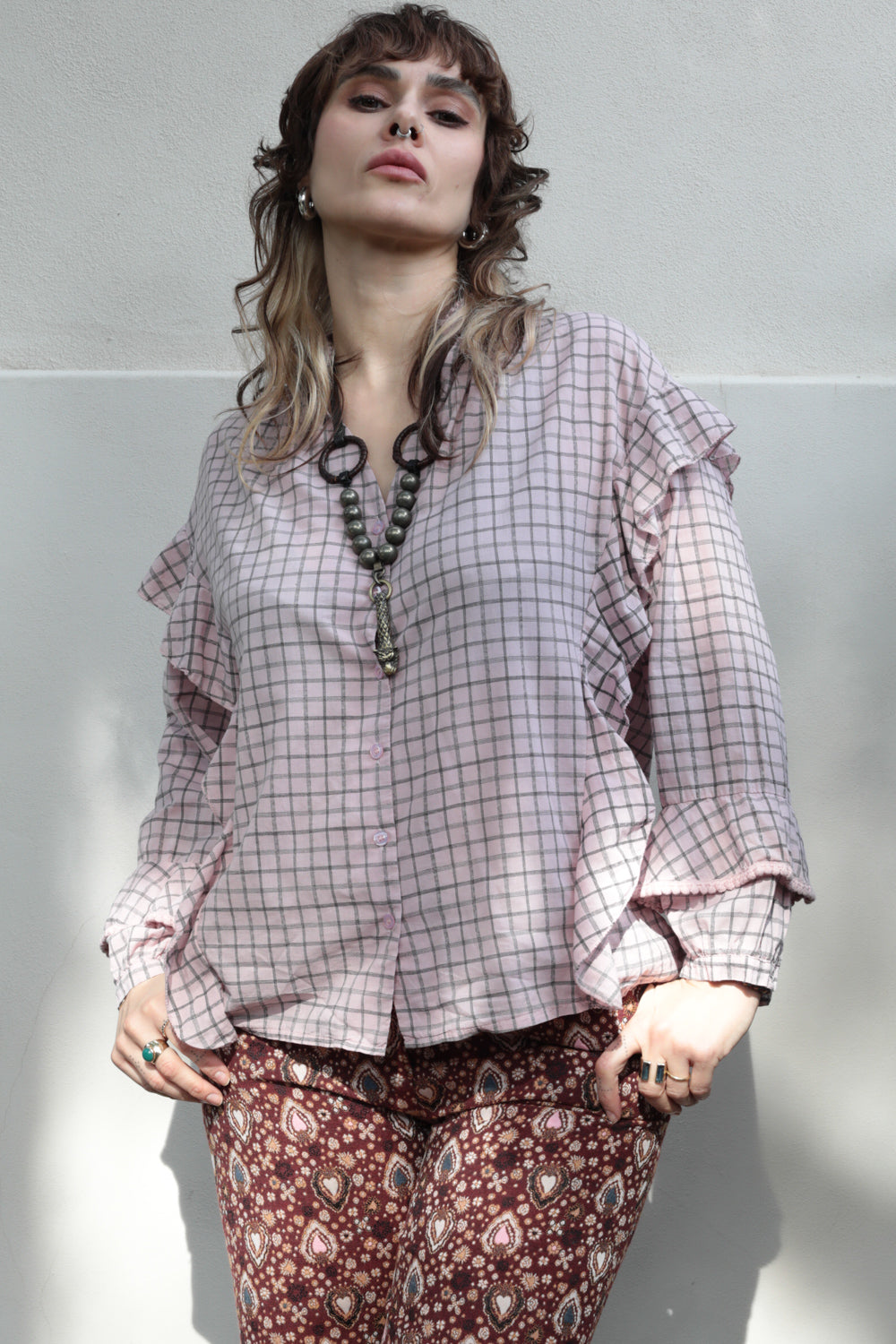 Preloved Antique Rose  Shirt