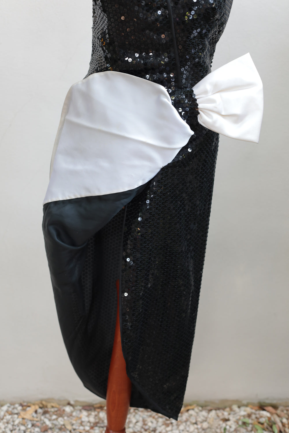 Vintage 80 Sequin Bustier Dress