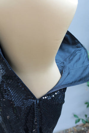 Vintage 80 Sequin Bustier Dress