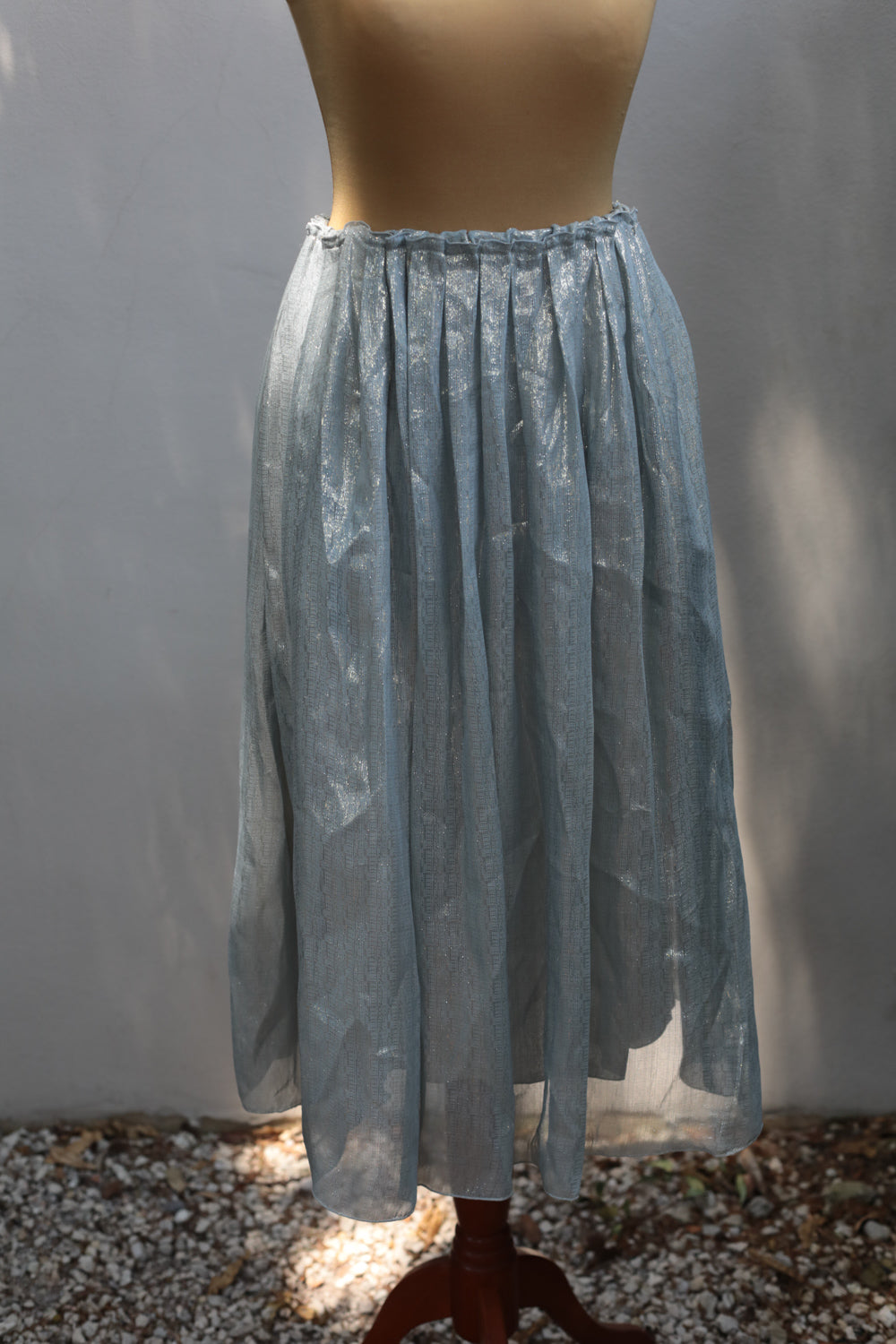 Preloved Pomandère Silk and Lurex Skirt