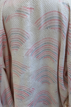 Pink Cloud - Vintage Japanese Haori Kimono