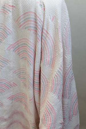 Pink Cloud - Vintage Japanese Haori Kimono