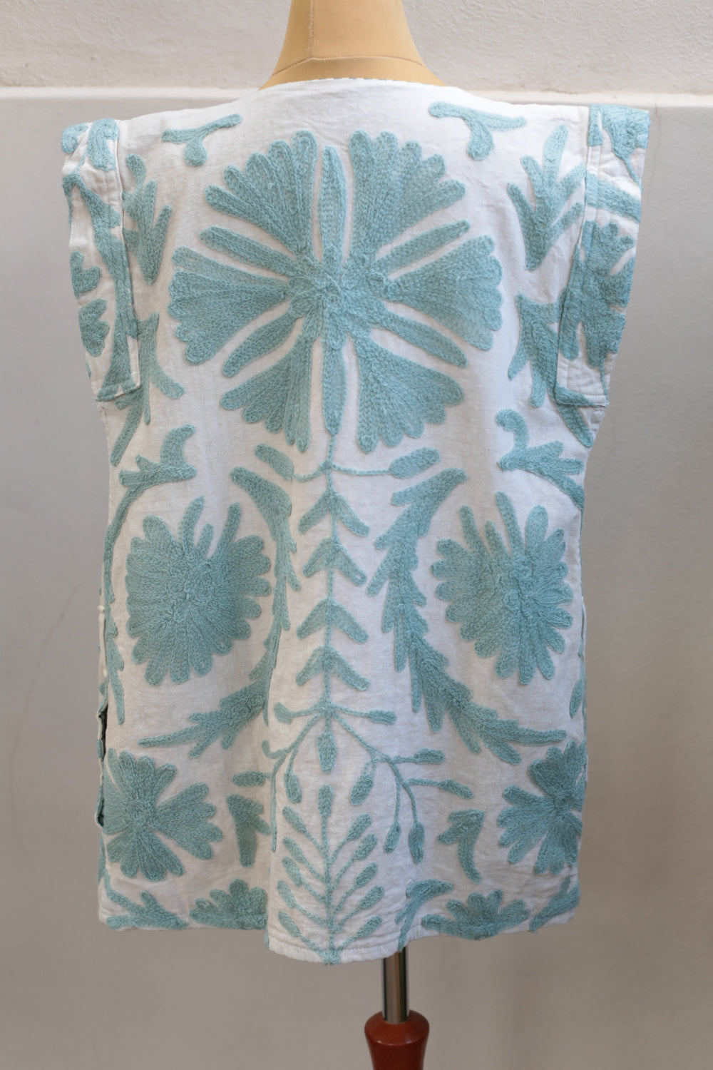 Suzani Hand Stitched Cotton Vest