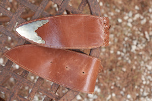 Vintage 80s Braided Leather Belt