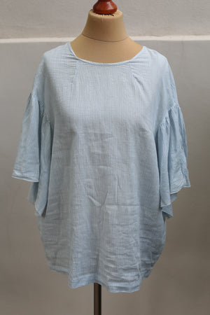 Pomandère Flutter Sleeve Blouse