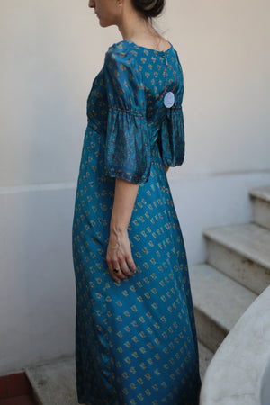 Vintage 70s Sartorial Silk Dress