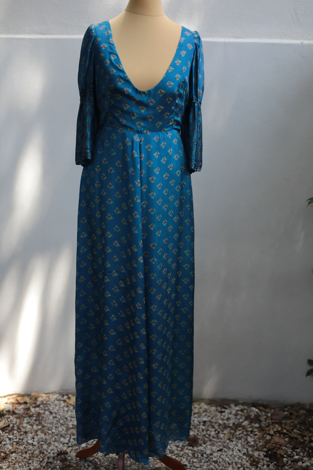 Vintage 70s Sartorial Silk Dress