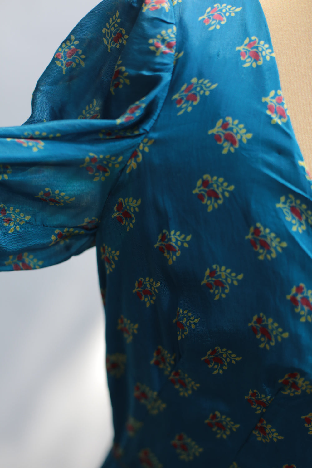 Vintage 70s Sartorial Silk Dress