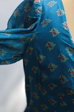 Vintage 70s Sartorial Silk Dress