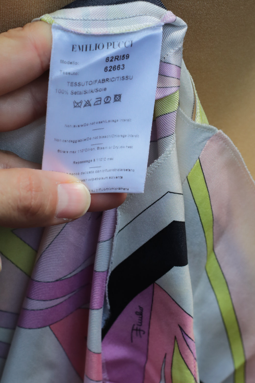 Vintage Silk Emilio Pucci Dress