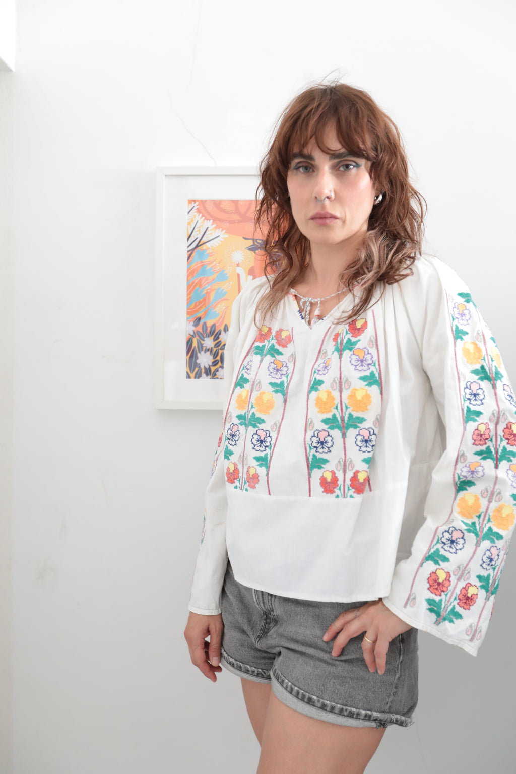 Antique Romanian Blouse