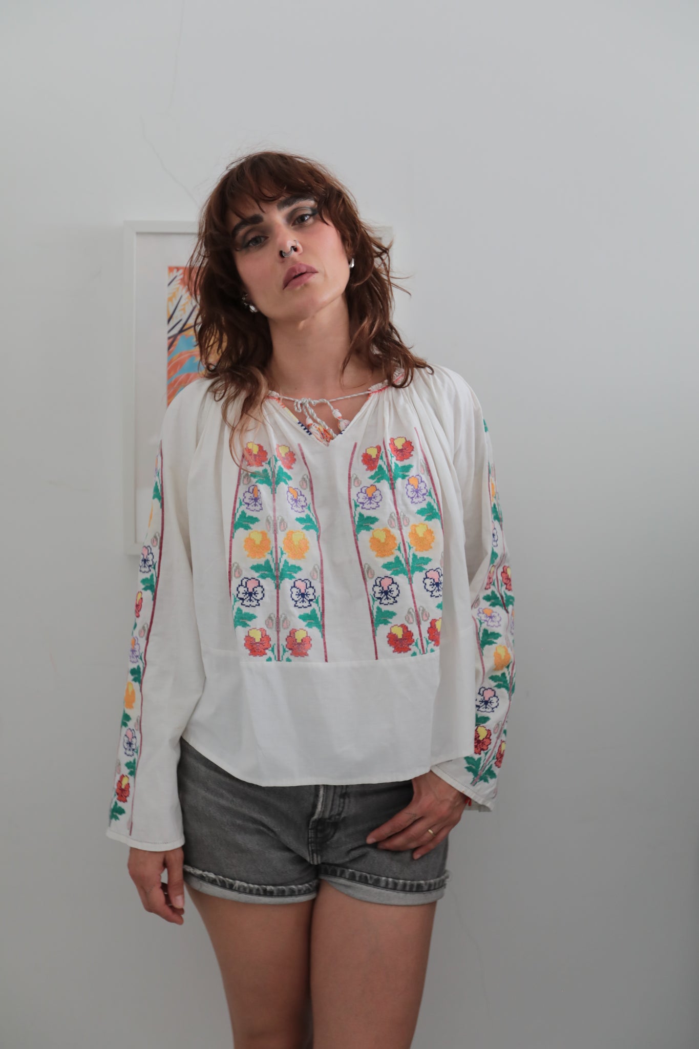 Antique Romanian Blouse