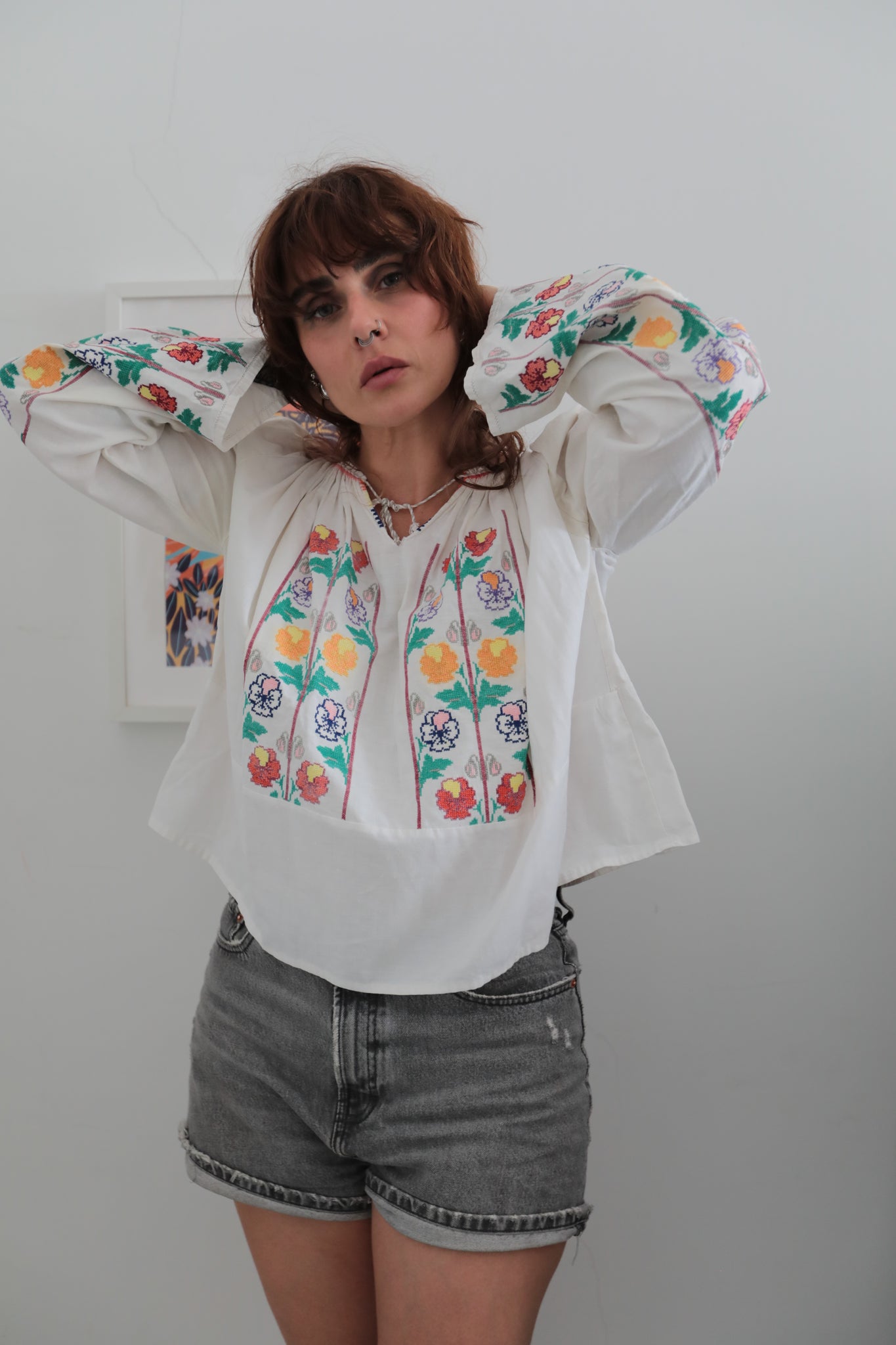 Antique Romanian Blouse