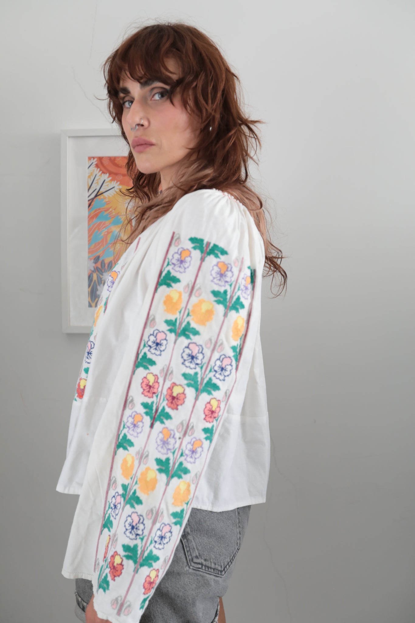 Antique Romanian Blouse