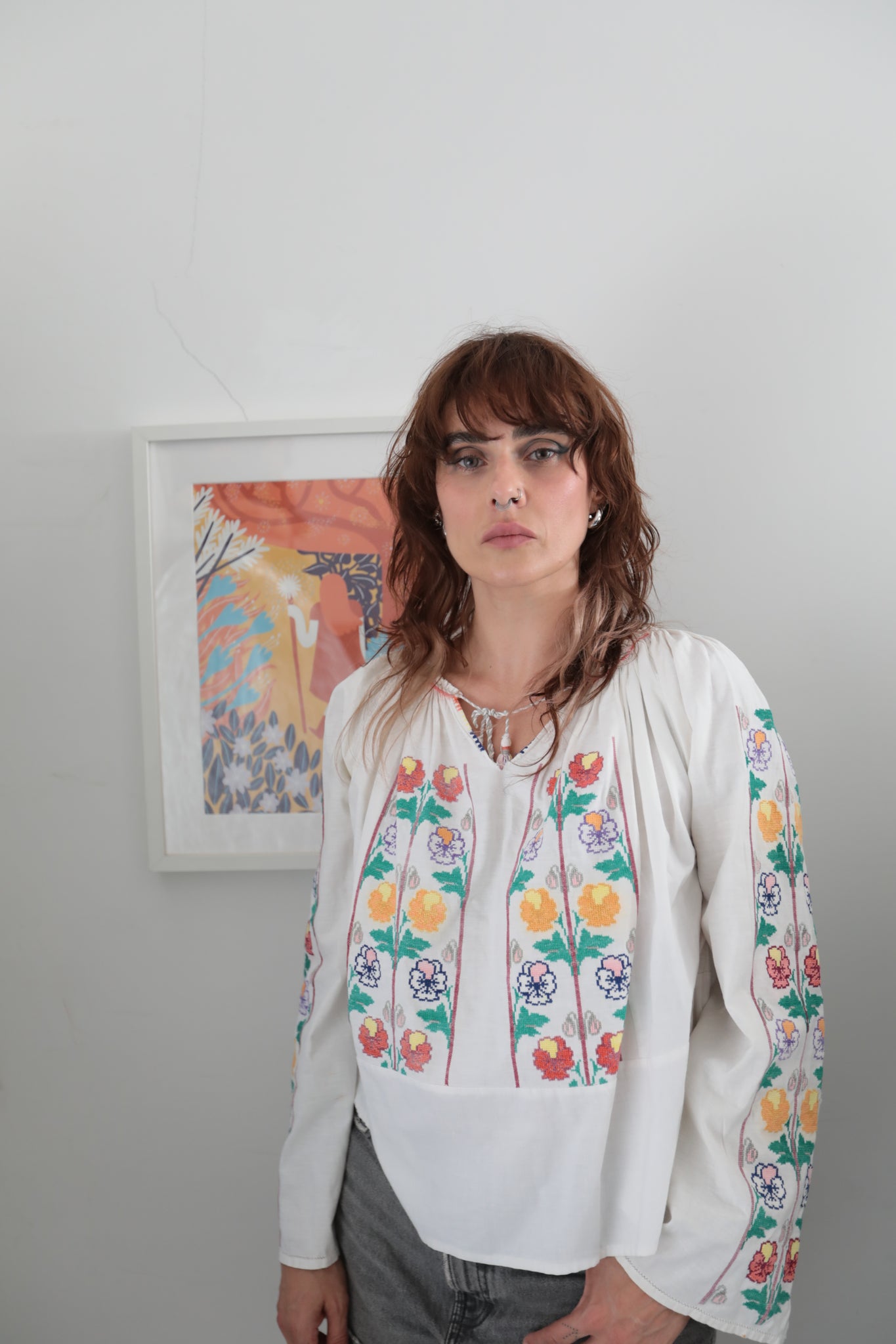 Antique Romanian Blouse