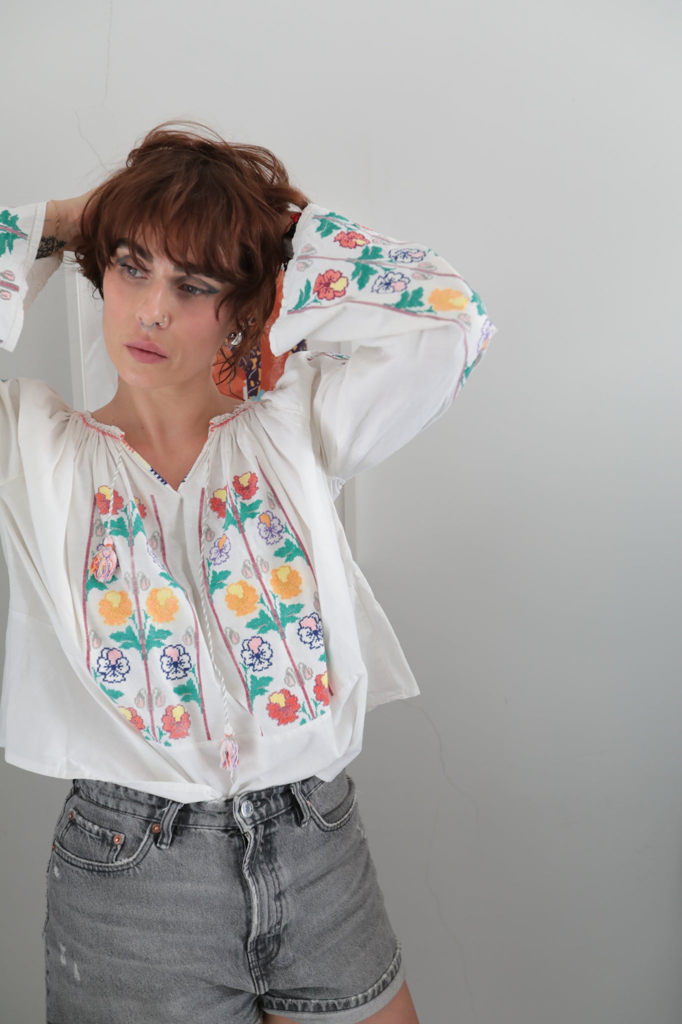 Antique Romanian Blouse
