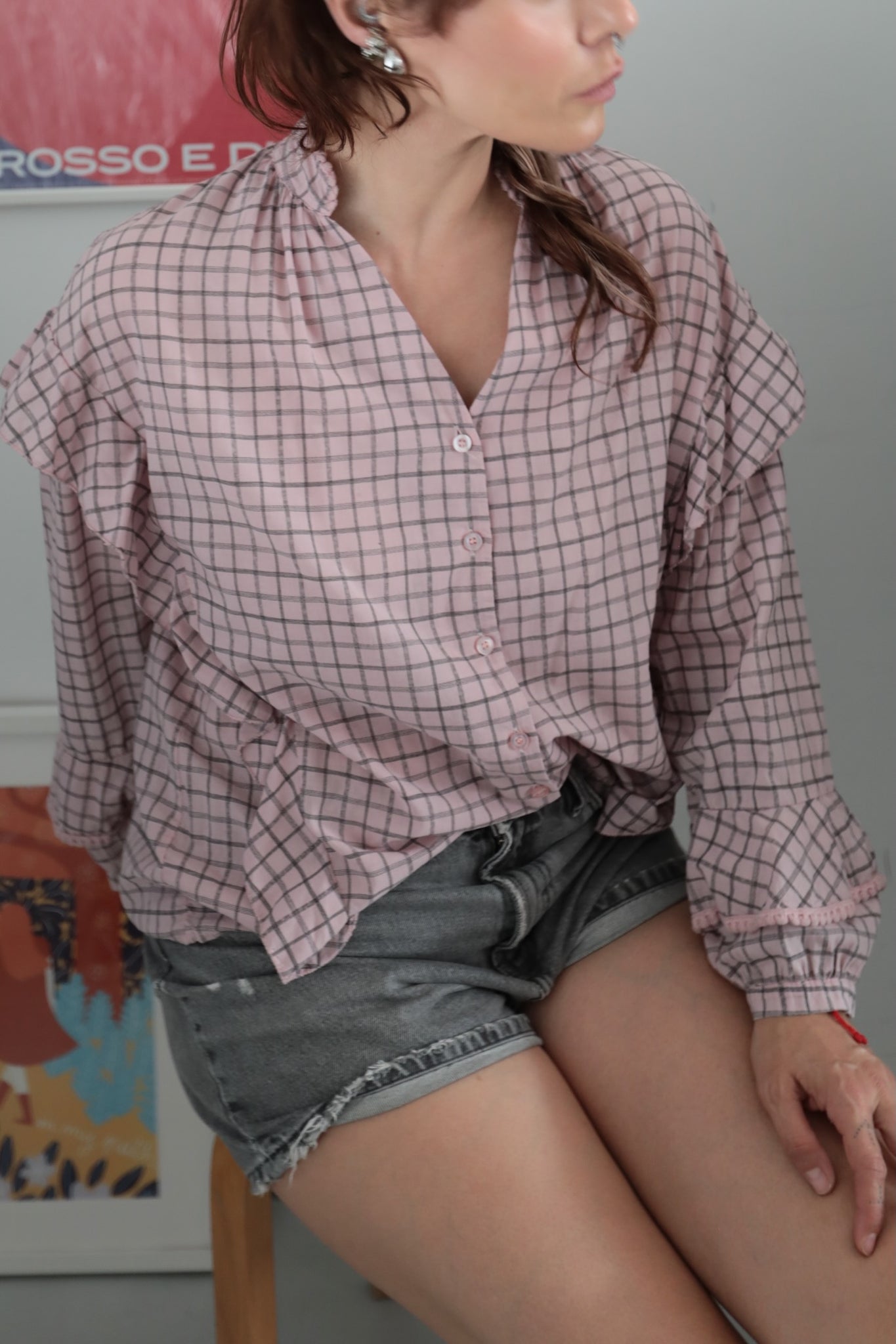 Preloved Antique Rose  Shirt