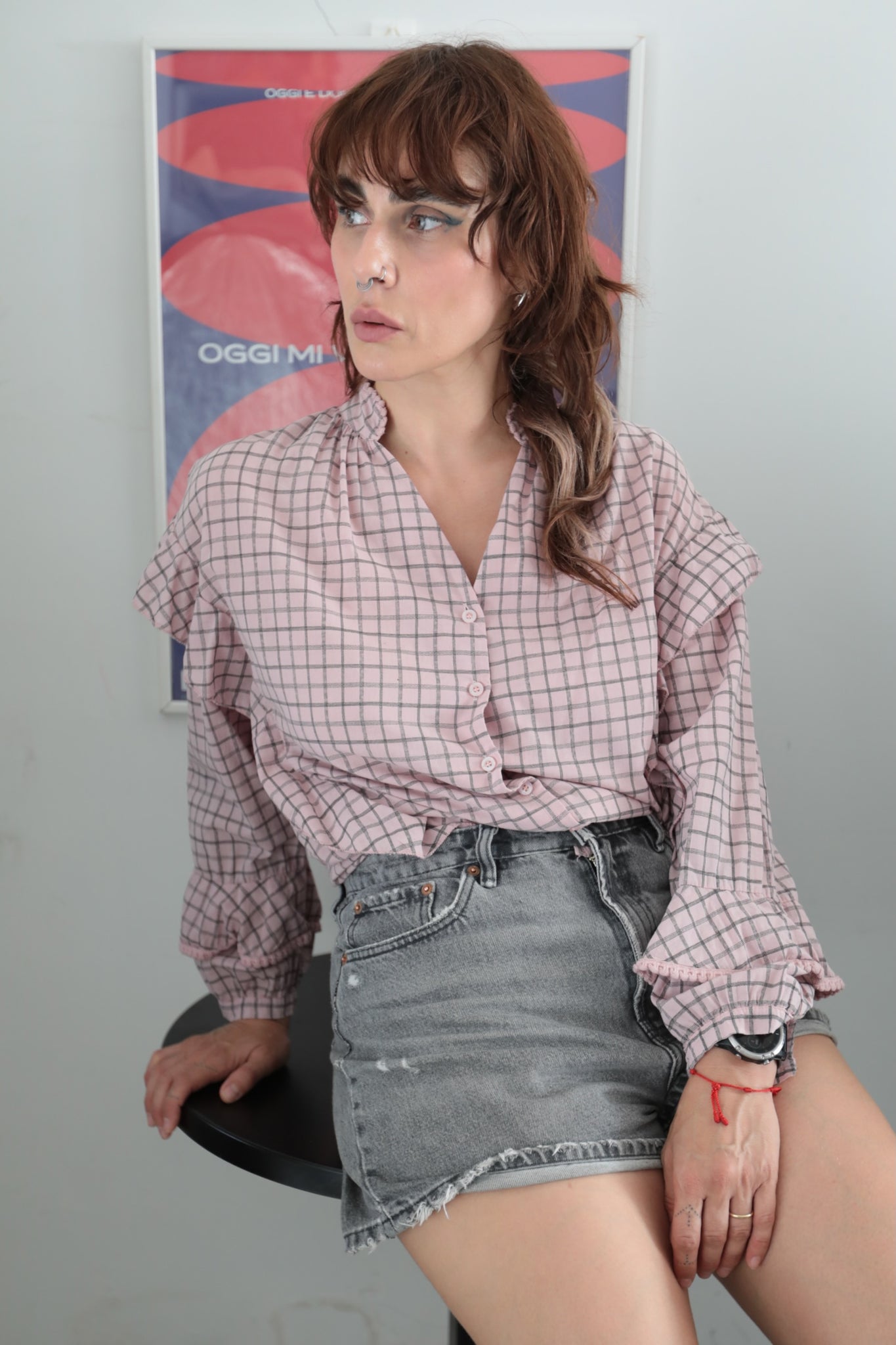 Preloved Antique Rose  Shirt