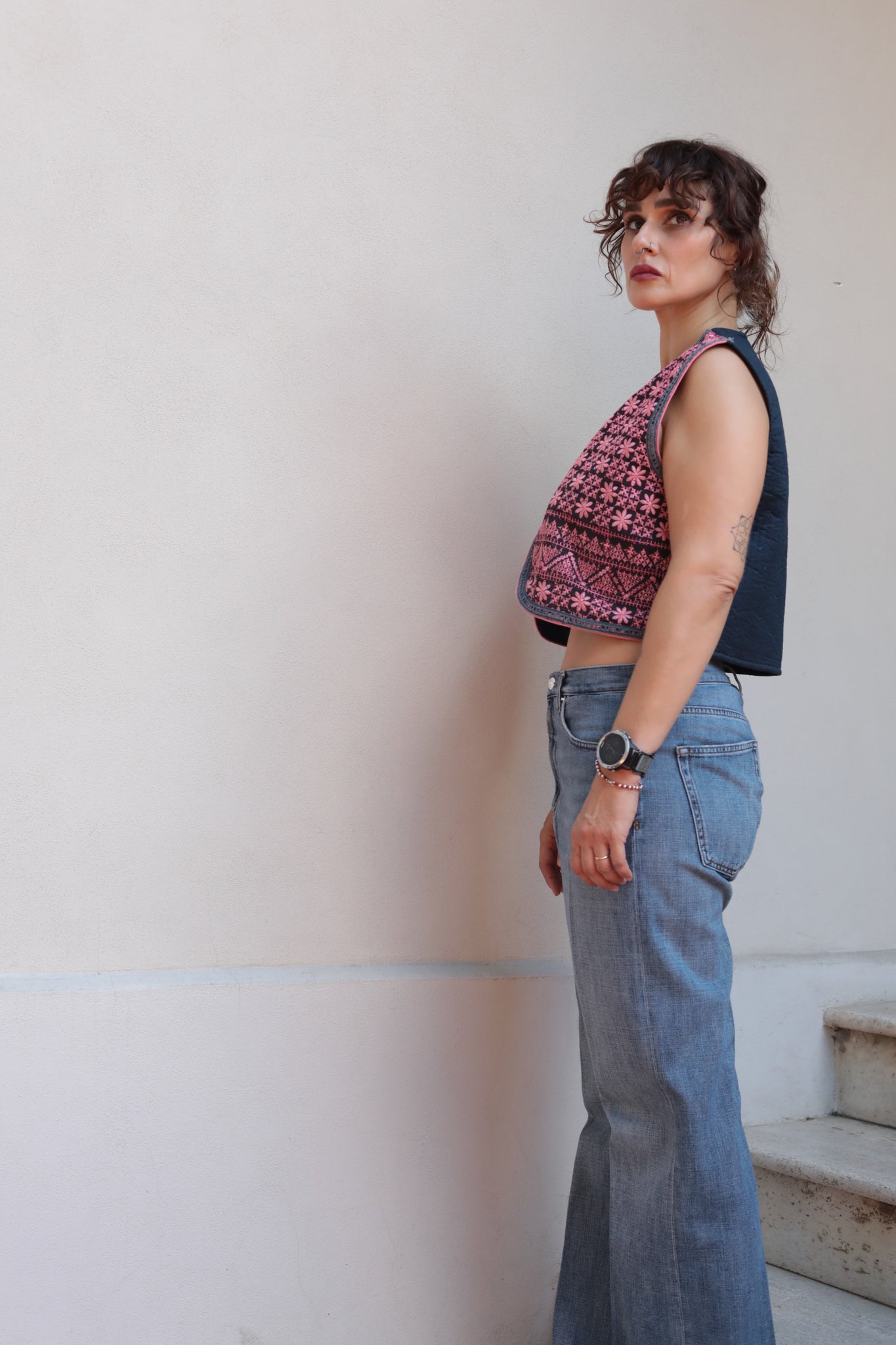 Boho Embroidered Vest