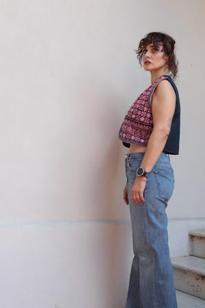 Boho Embroidered Vest