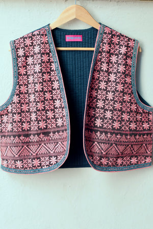 Boho Embroidered Vest