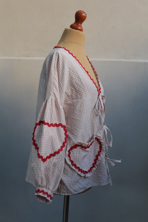 Preloved Dainty Gingham Blouse