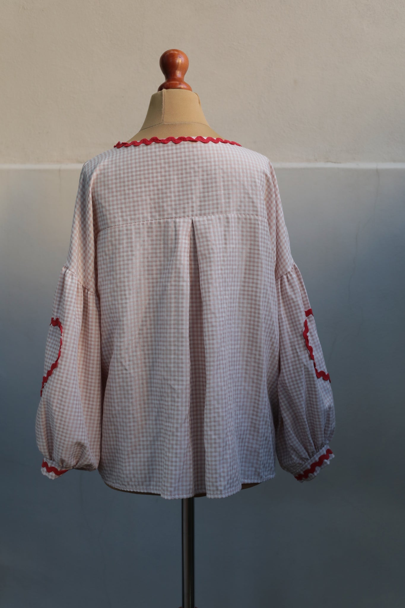 Preloved Dainty Gingham Blouse