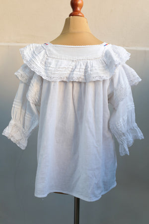Dia de los Muertos Vintage Handmade Blouse