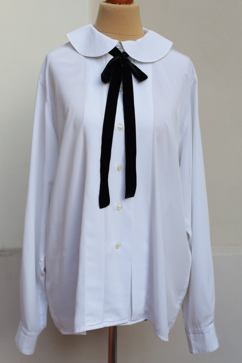 Vintage White Silk Shirt