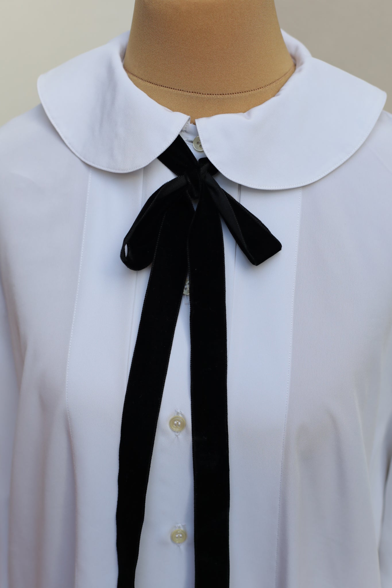 Vintage White Silk Shirt