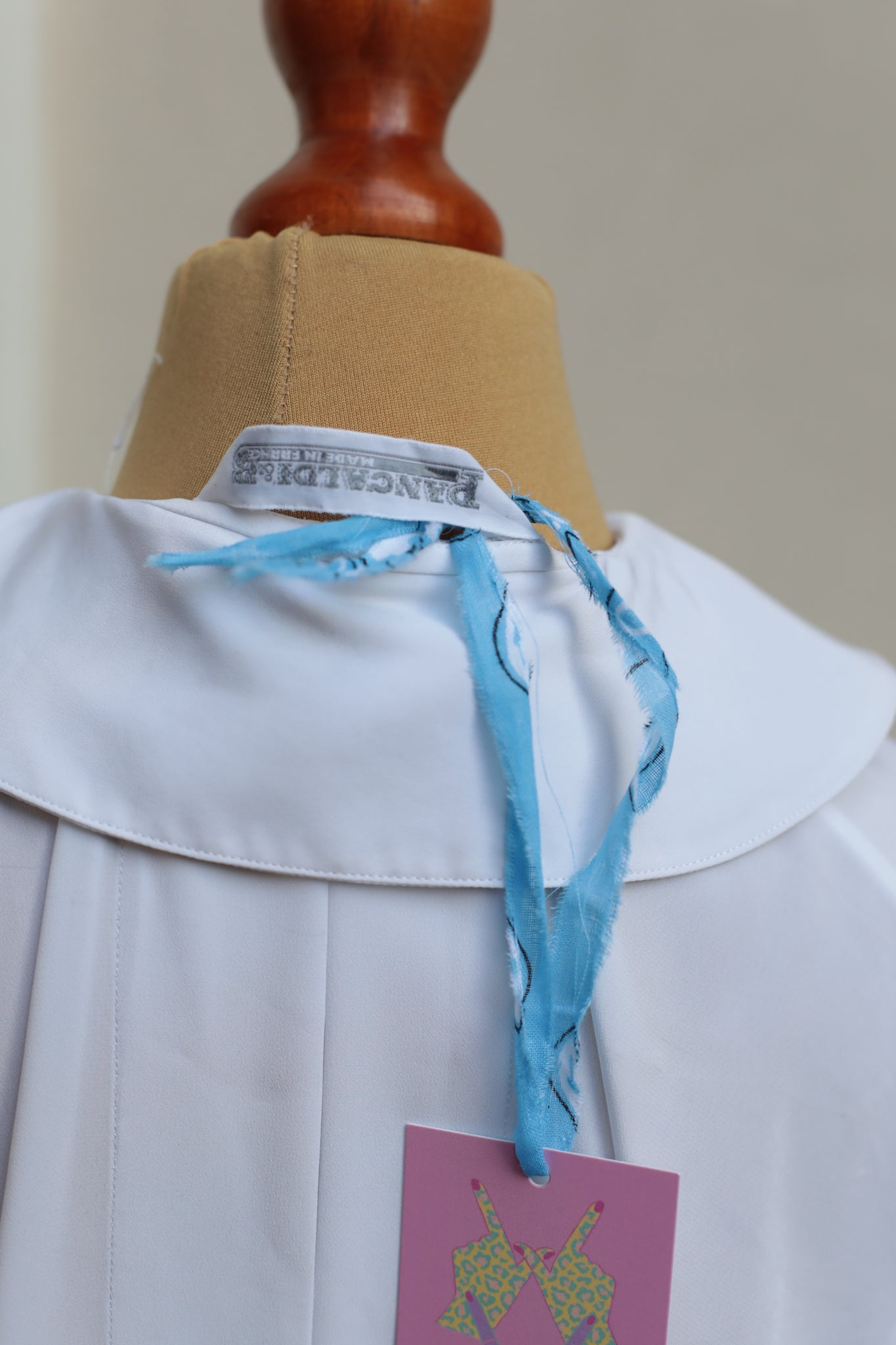 Vintage White Silk Shirt