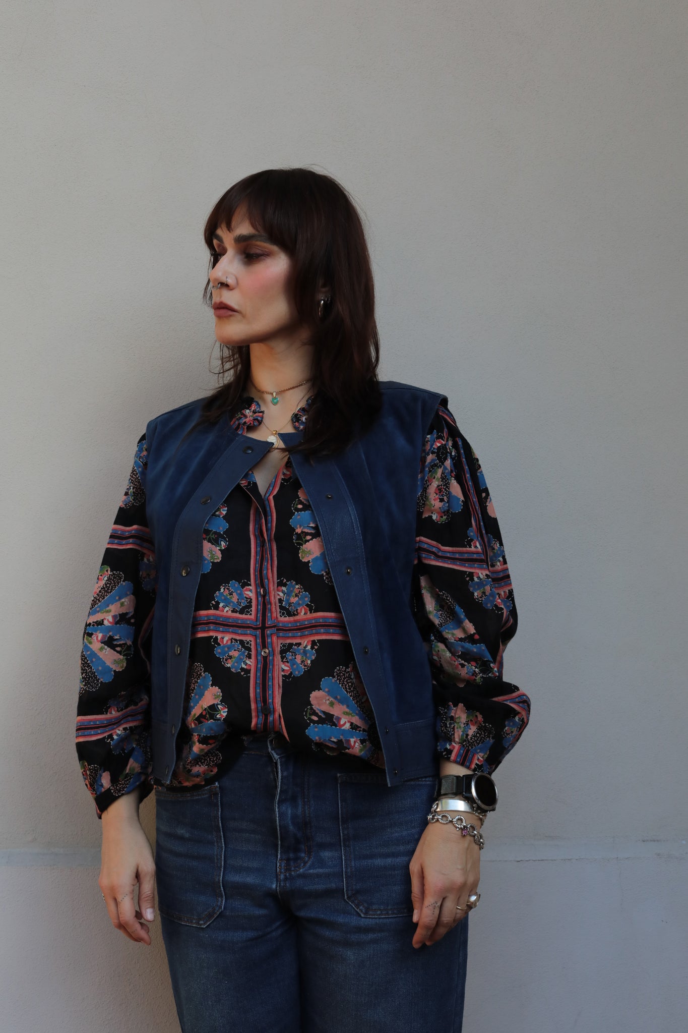 Vintage 70s Leather Vest