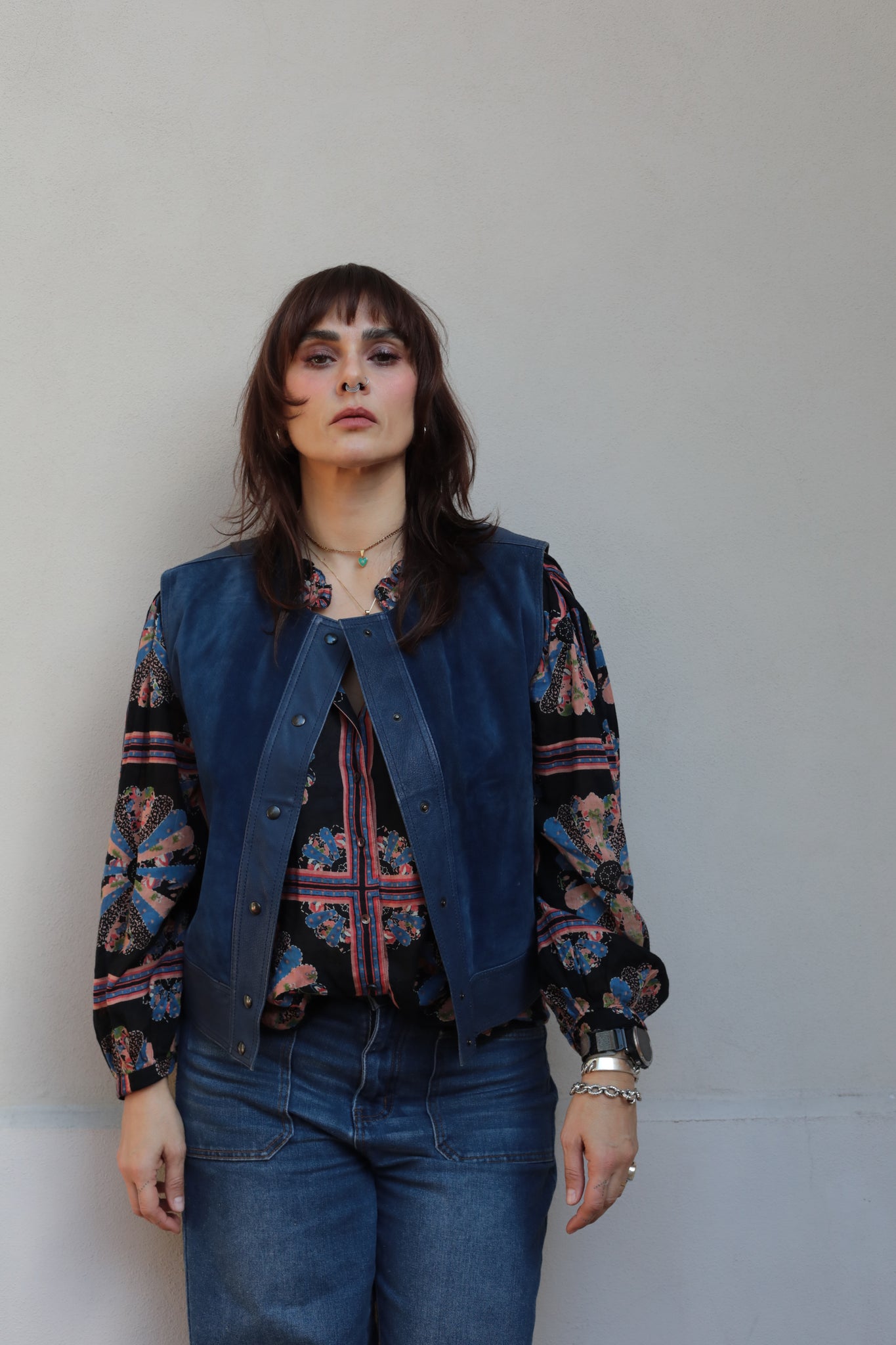 Vintage 70s Leather Vest